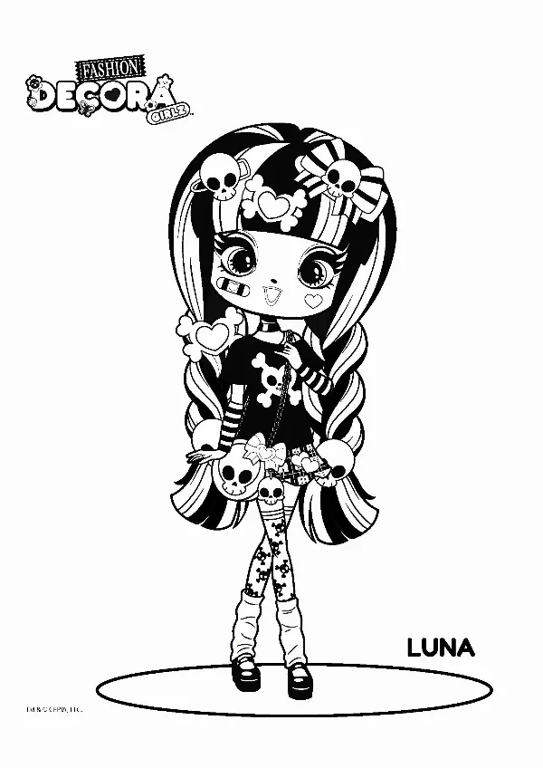 Decora Girlz Activity Sheet 6